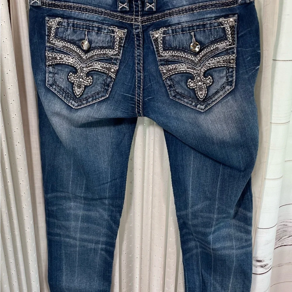 👖Rock Revival Size 26 Celinda Skinny Ankle Med Wash Jeans - Picture 5 of 16